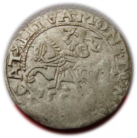 Półgrosz 1557 Zygmunt II August Wilno (1)