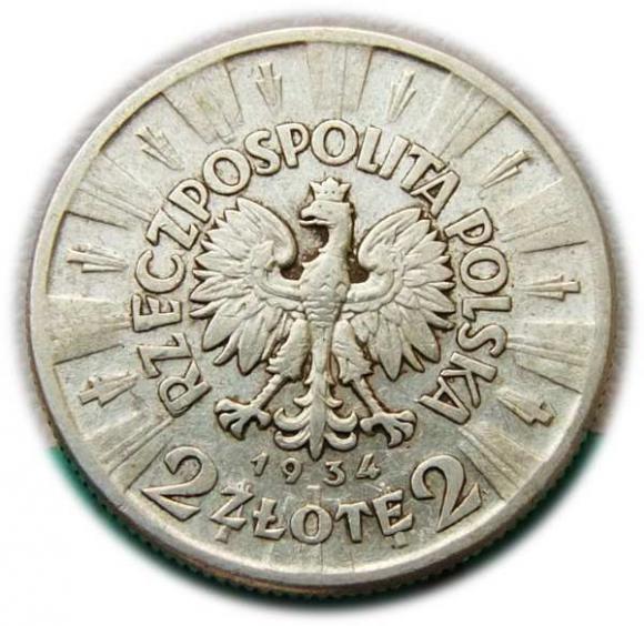 2 złote 1934 Józef Piłsudski Warszawa (2)