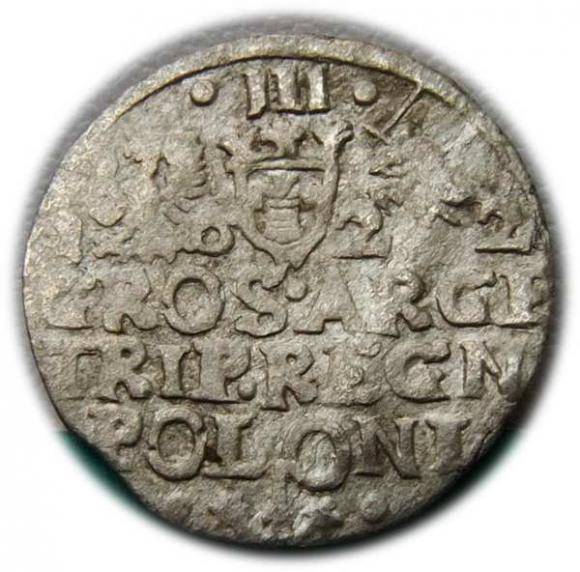 Trojak 1622 Zygmunt III Waza Kraków (2)