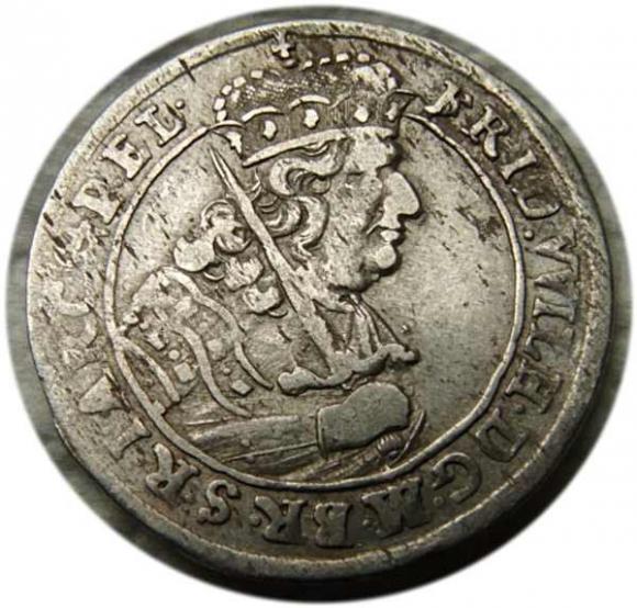 Ort 1684 Fryderyk Wilhelm I Księstwo Pruskie Królewiec (1)