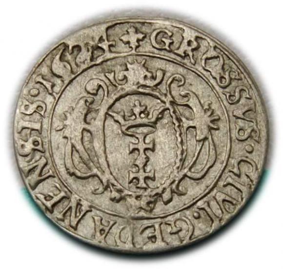 Grosz 1624 Zygmunt III Waza Gdańsk (2)