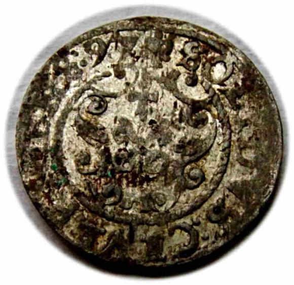 Szeląg 1597 Zygmunt III Waza Ryga (2)