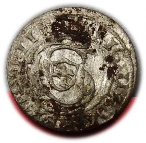 Szeląg 1599 Zygmunt III Waza Ryga (1)