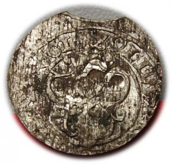 Szeląg 1601 Zygmunt III Waza Ryga (2)