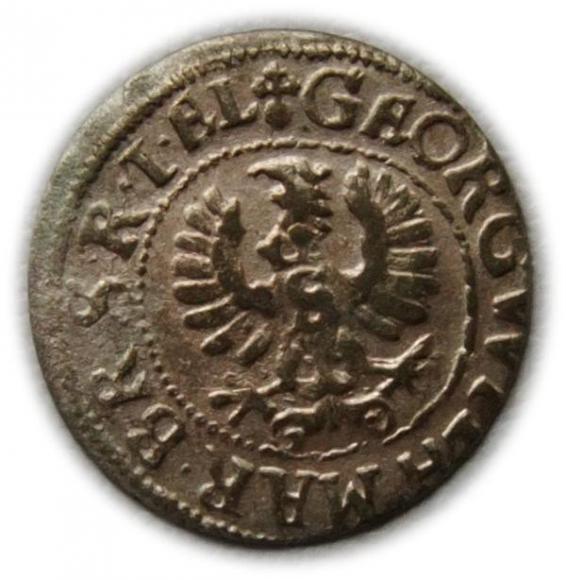 Szeląg 1629 Jerzy Wilhelm Prusy Królewiec (2)