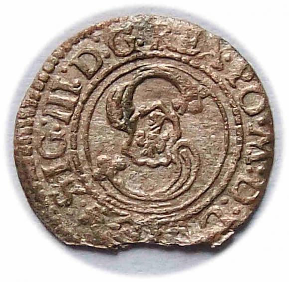 Szeląg 1624 Zygmunt III Waza Wilno (1)