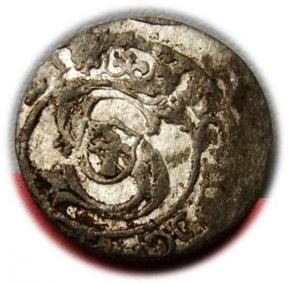 Szeląg 1598 Zygmunt III Waza Ryga (1)