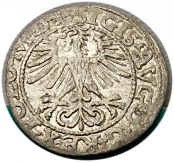 Półgrosz 1564 Zygmunt II August Wilno (2)