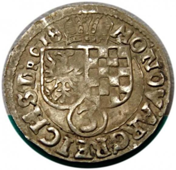 3 krajcary 1618 Jan Krystian Jerzy Rudolf Księstwo Brzesko-Legnicko-Wołowskie Złoty Stok (1)