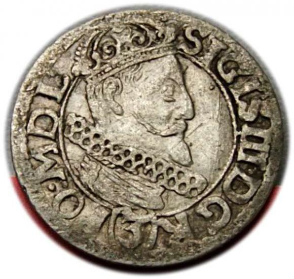 3 krajcary 1617 Zygmunt III Waza Kraków (1)