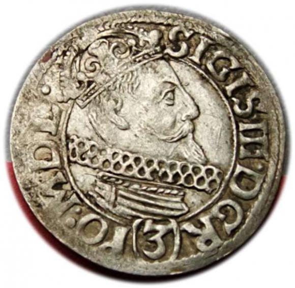3 krajcary 1617 Zygmunt III Waza Kraków (1)