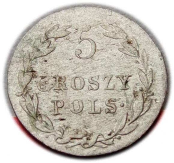5 groszy 1820 Aleksander I Romanow Królestwo Polskie pod zaborem (1)