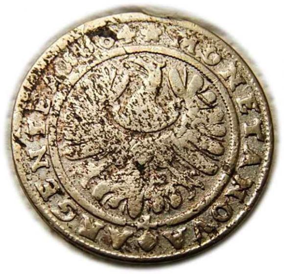 15 krajcarów 1664 Chrystian Wołowski Księstwo Brzesko - Legnicko - Wołowskie Brzeg (2)