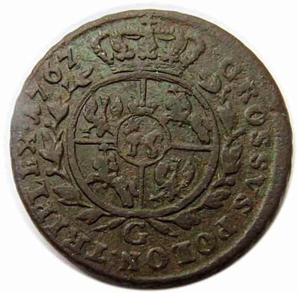 Trojak 1767 Stanisław August Poniatowski Warszawa (2)