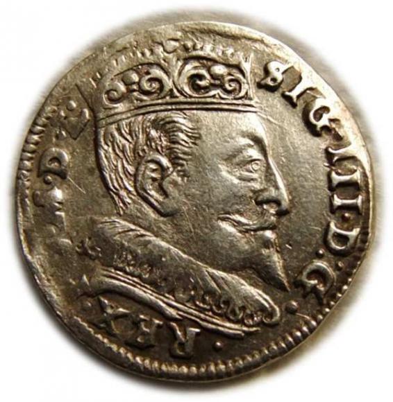Trojak 1594 Zygmunt III Waza Wilno (1)