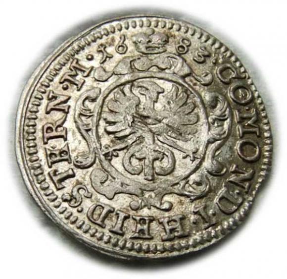 1 krajcar 1683 Chrystian Ulryk Oleśnica (2)