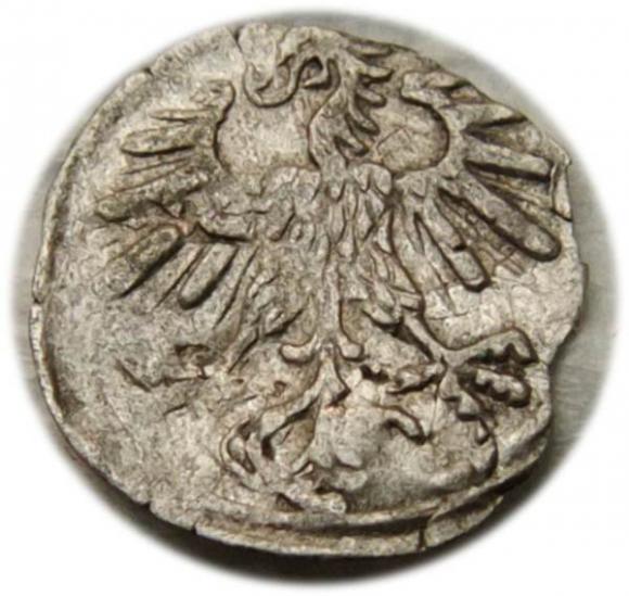 Denar 1563 Zygmunt II August Wilno (2)