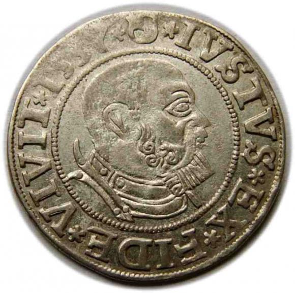 Grosz 1537 Albrecht Hohenzollern Księstwo Pruskie Królewiec (1)