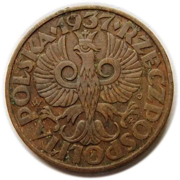 5 groszy 1937 II RP Warszawa (2)