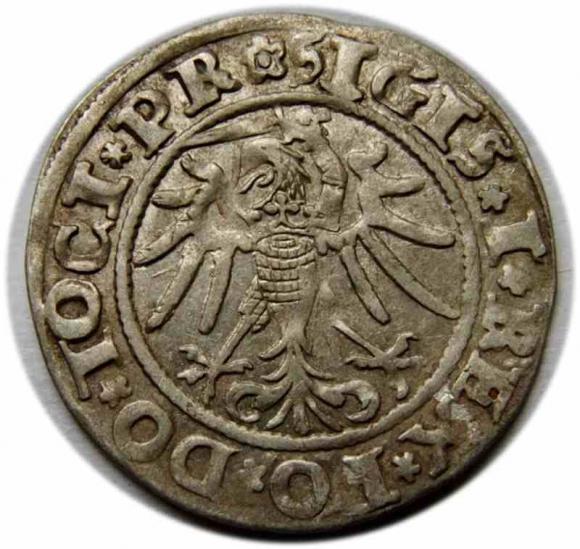 Grosz 1535 Zygmunt I Stary Elbląg  (2)