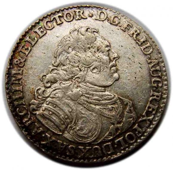 Grosz wikariacki 1740 August III Drezno (1)