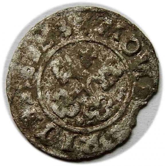 Szeląg 1537 Herman von Bruggenei Ryga (2)