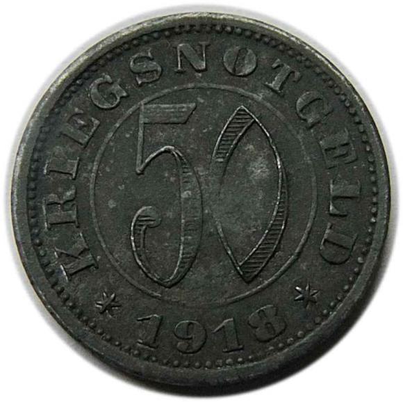 50 fenigów 1918 Reutlingen Niemcy (1)