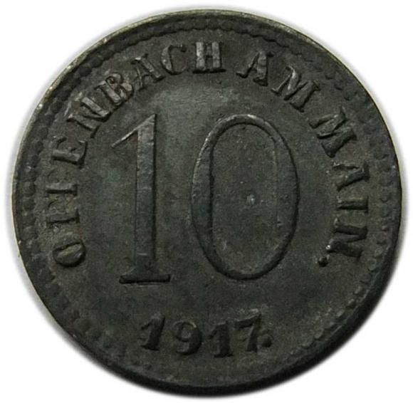 10 fenigów 1917 Offenbad Niemcy (1)