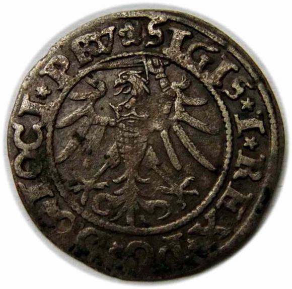 Grosz 1535 Zygmunt I Stary Elbląg  (2)