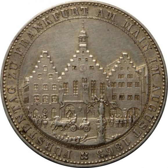 Talar 1863 Wolne Miasto Frankfurt (1)