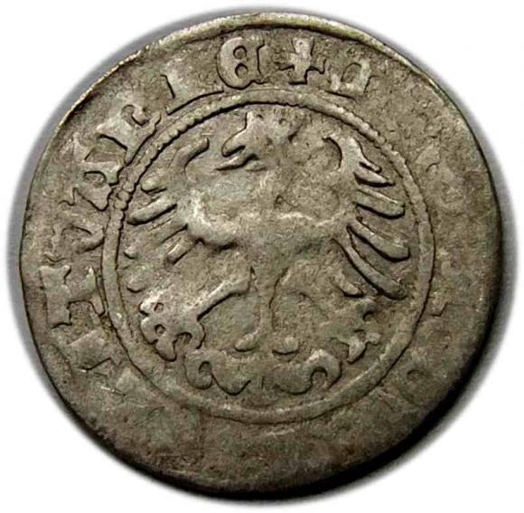 Półgrosz 1514 Zygmunt I Stary Wilno (2)