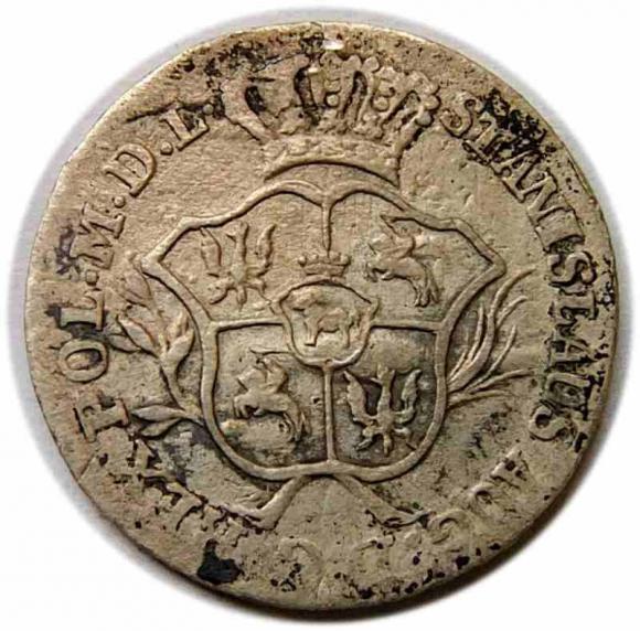 Dwugrosz 1775 Stanisław August Poniatowski Warszawa (2)