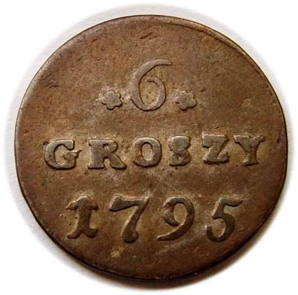 6 groszy 1795 Stanisław August Poniatowski Warszawa (1)