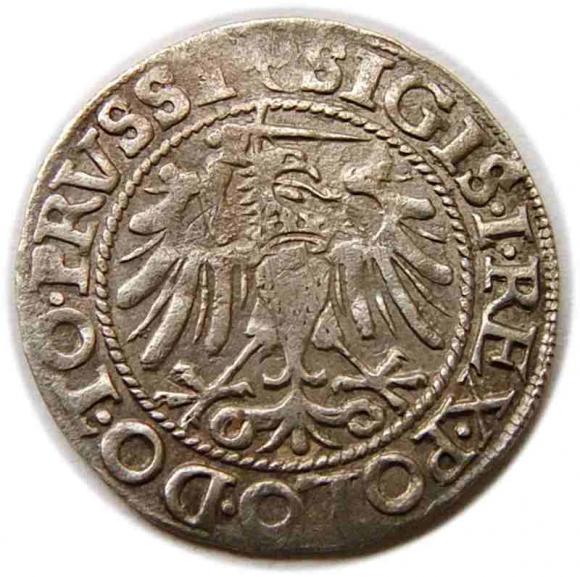 Grosz 1540 Zygmunt I Stary Elbląg (2)
