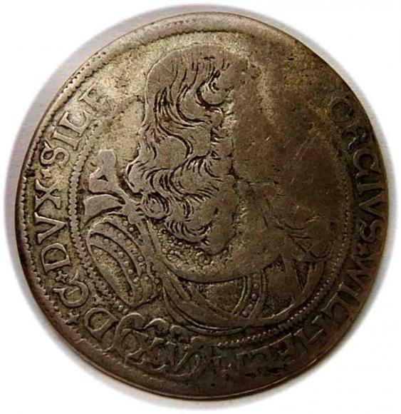 15 krajcarów 1675 Jerzy Wilhelm Księstwo Brzesko Legnicko Wołowskie Brzeg (1)