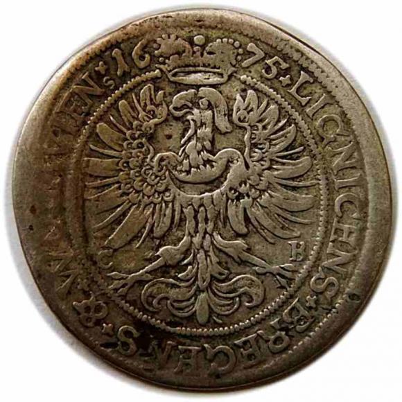 15 krajcarów 1675 Jerzy Wilhelm Księstwo Brzesko Legnicko Wołowskie Brzeg (2)