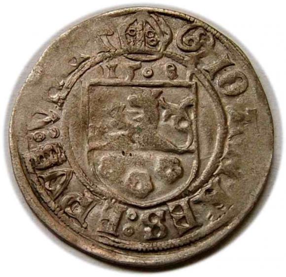 Grosz 1508 Jan V Turzo Księstwo Nyskie Biskupów Wrocławskich Nysa (2)