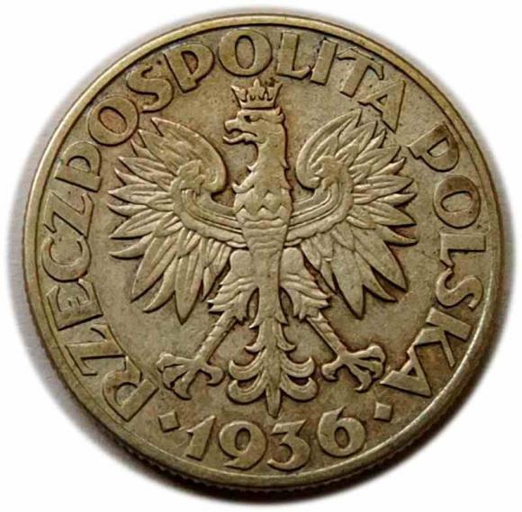 2 złote 1936 Żaglowiec (2)