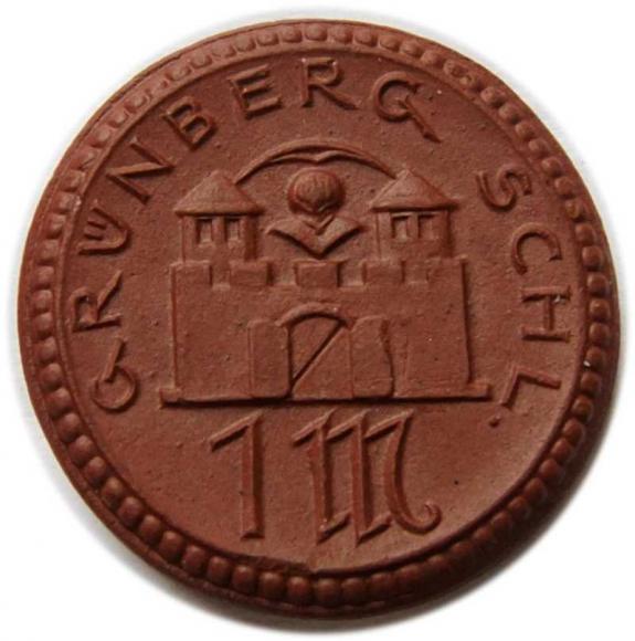 1 marka 1921 Zielona Góra / Grunberg Miśnia (1)