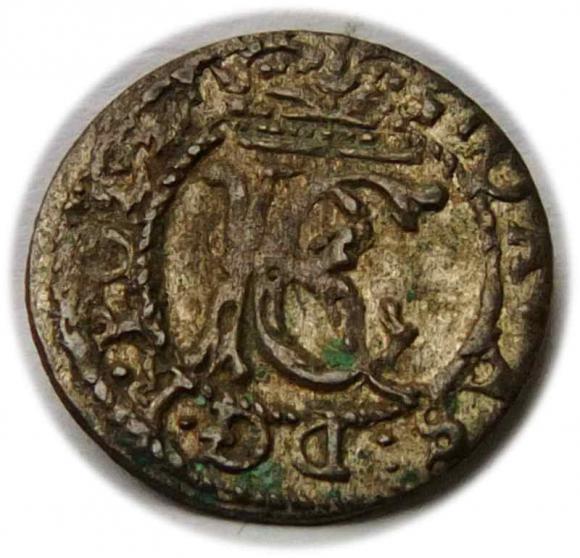 Szeląg 1653 Jan Kazimierz Wilno (1)