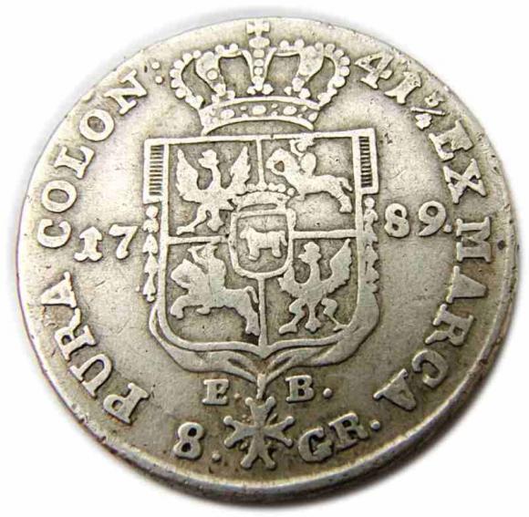 Dwuzłotówka 1789 Stanisław August Poniatowski Warszawa (2)