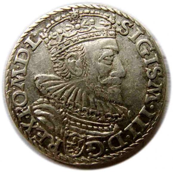 Trojak 1592 Zygmunt III Waza Malbork (1)