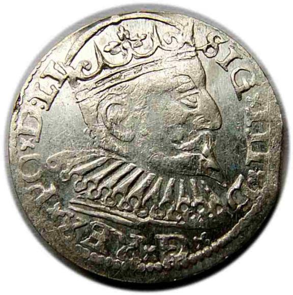Trojak 1597 Zygmunt III Waza Ryga (1)