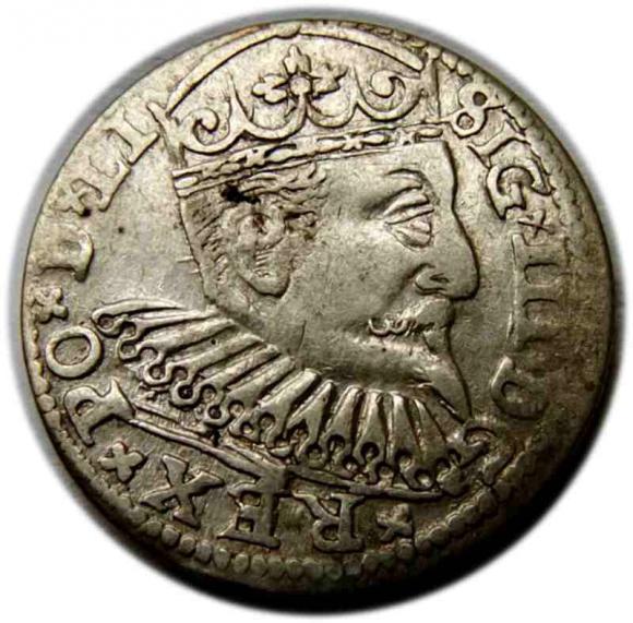 Trojak 1598 Zygmunt III Waza Ryga (1)
