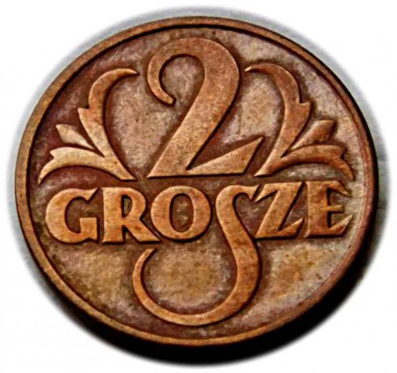 2 grosze 1938 II RP Warszawa (1)