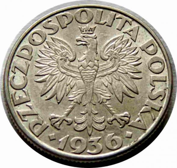 2 złote 1936 Żaglowiec  (2)