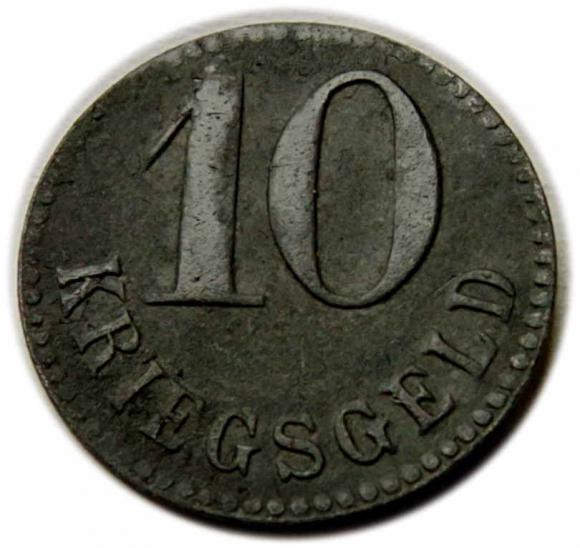 10 fenigów 1917 Świnoujście / Swinemunde (1)