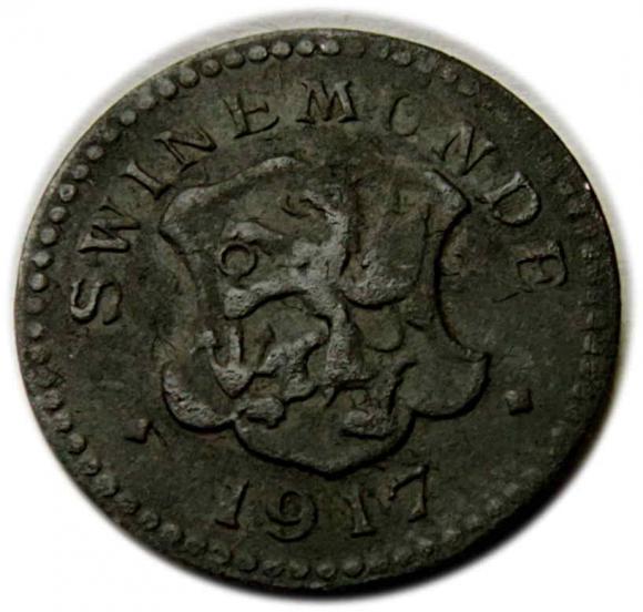 10 fenigów 1917 Świnoujście / Swinemunde (2)
