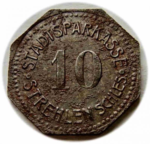 10 fenigów 1917 Strzelin / Strehlen (1)