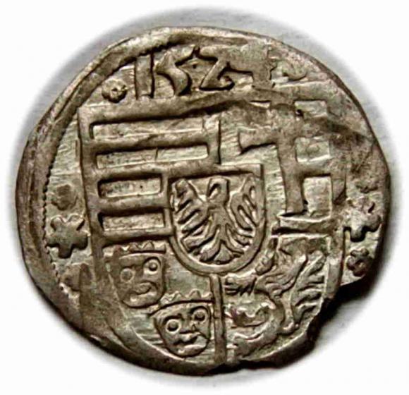 Denar 1524 Ludwik I Jagiellończyk Wrocław (2)